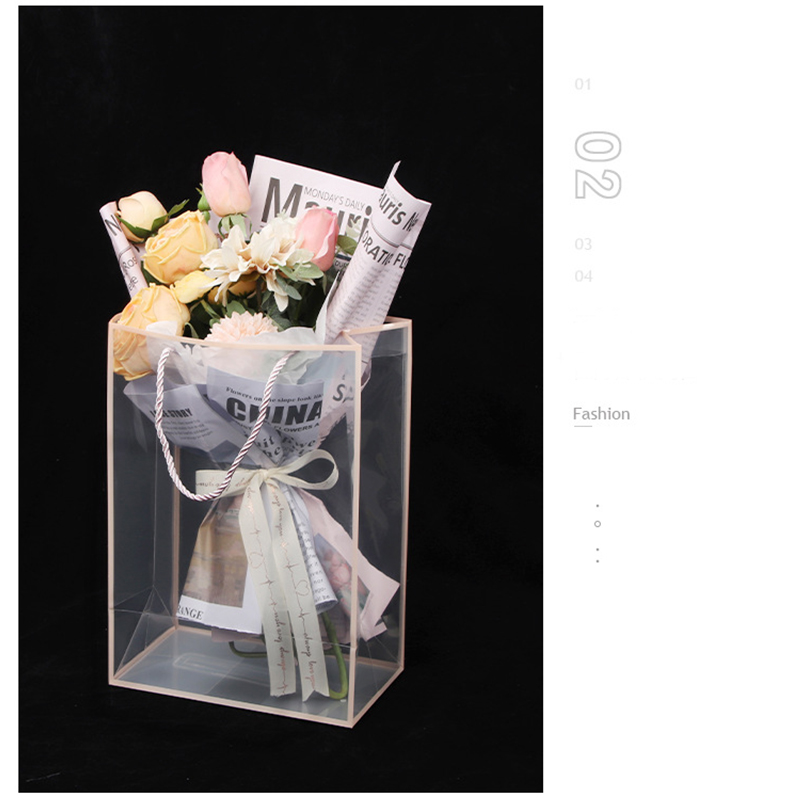 شفاف حمل حقيبة زهرة باقة التعب - مراجعة Longs Florist Supply وسعره