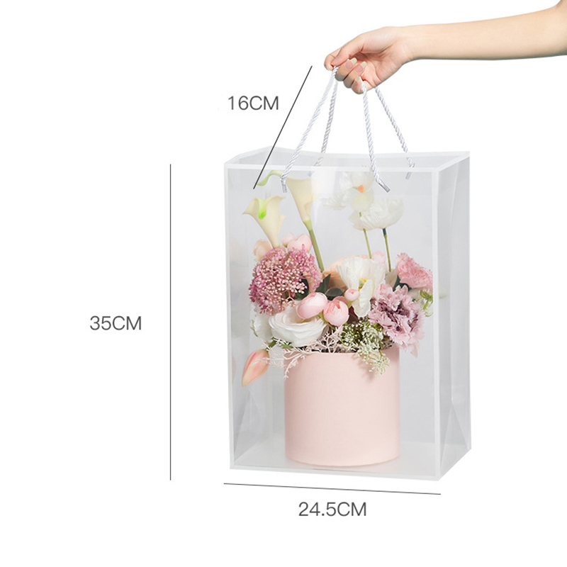 شفاف حمل حقيبة زهرة باقة التعب - مراجعة Longs Florist Supply وسعره