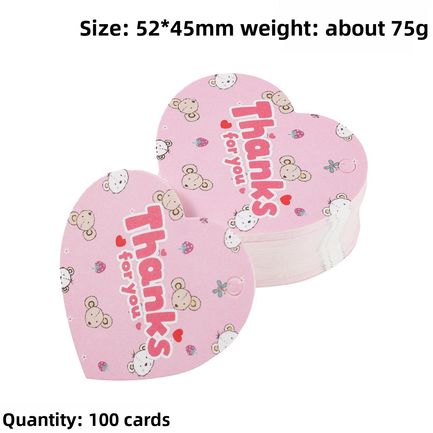 100 قطعة بطاقات هدايا شكر على  - مراجعة Flower Supplies وسعره
