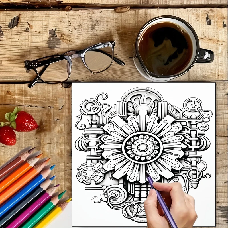 كتاب تلوين بتصميم زهور ستيمبان - مراجعة Flower Supplies وسعره