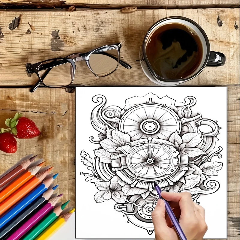 كتاب تلوين بتصميم زهور ستيمبان - مراجعة Flower Supplies وسعره